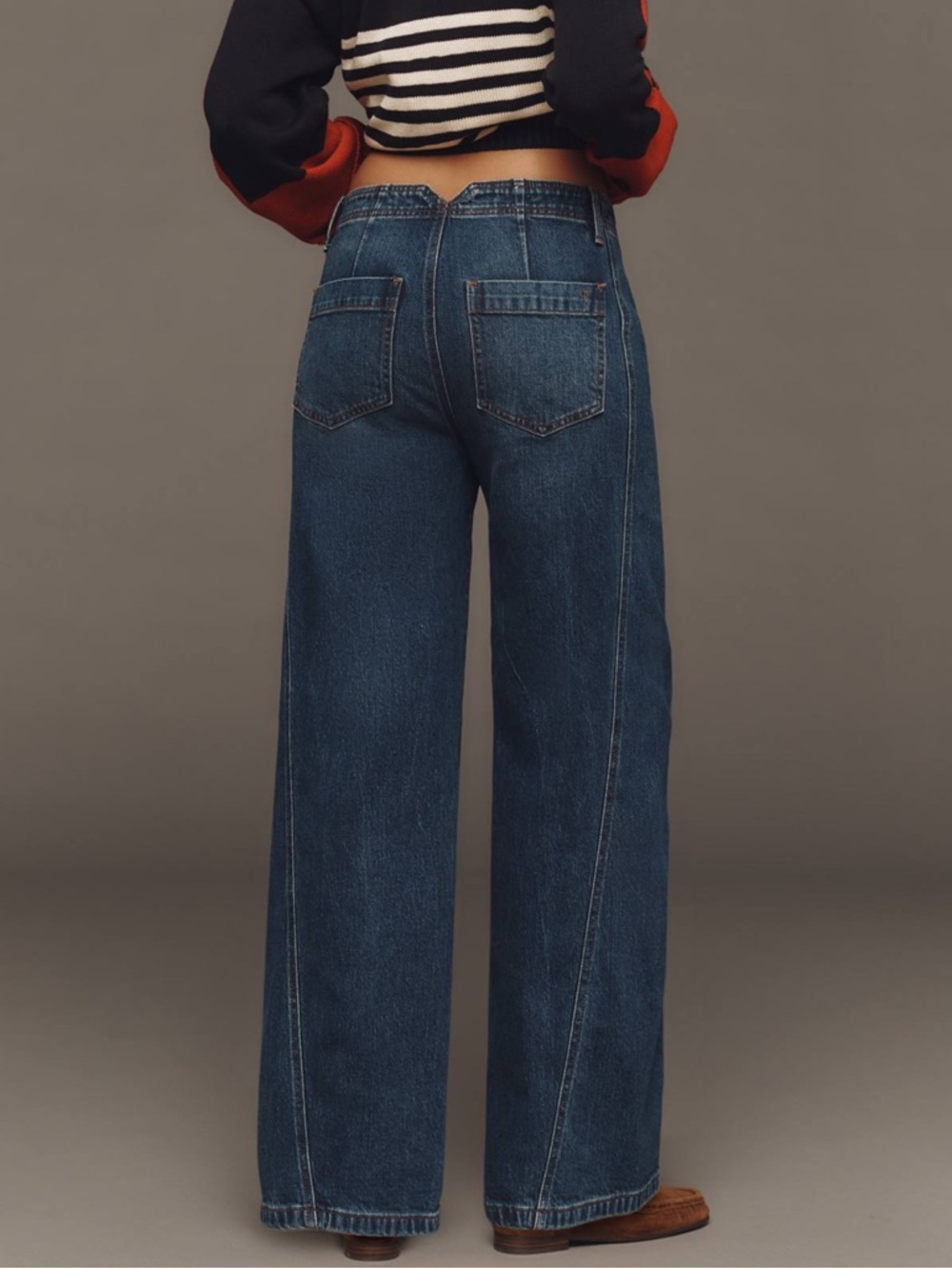 Pilcro Anthropologie The Lex High-Rise Relaxed Tapered Jeans Size 26 - Picture 2 of 15